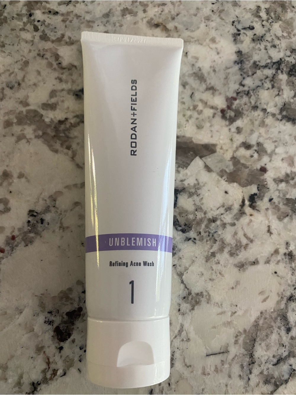 Rodan + Fields White Tube with Purple Band Unblemish Refining Acne Wash